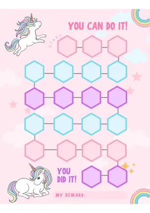 Unicorn reward chart